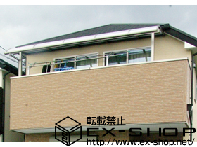 のバルコニー・ベランダ屋根 ライザーテラスII R型 屋根タイプ 単体 積雪〜20cm対応 施工例