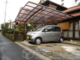 のカーポート カーブポートシグマIII 積雪〜30cm対応 施工例