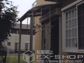 のテラス屋根 プレシオステラス R型 テラスタイプ  単体?積雪〜20cm対応 施工例