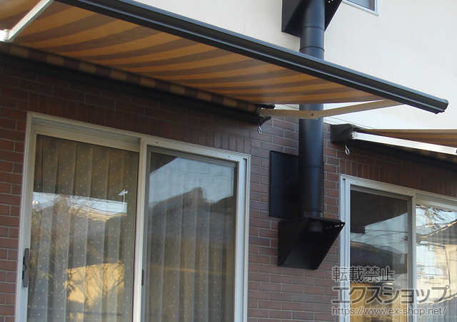 のオーニング・日よけ 【特注】彩鳥C型 ボックスタイプ 手動式 施工例