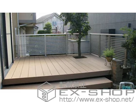 YKKAP�̃E�b�h�f�b�L ���E�b�h�f�b�L200 �P��+�V���v�����_���f�b�L�t�F���X7�^ ���ډB�����i�q �{�H��