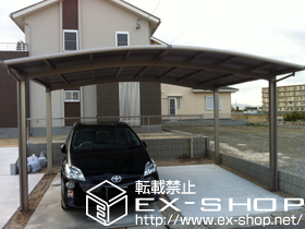 のカーポート カーブポートシグマIII ワイド 積雪〜20cm対応 施工例