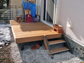 LIXIL ���N�V��(�g�X�e��)�̃E�b�h�f�b�L ���R�X�e�[�W�U�{�X�e�b�v2�i�{�V���v�����_���f�b�L�t�F���X�@�t���b�g���C���p�l�� �{�H��