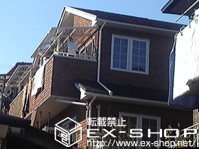 のバルコニー・ベランダ屋根 パワーアルファ F型 単体 屋根タイプ 積雪〜30cm対応 施工例