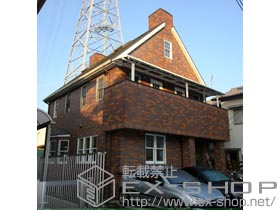 のバルコニー・ベランダ屋根 ライザーテラスII F型 屋根タイプ 連棟 積雪〜20cm対応 施工例