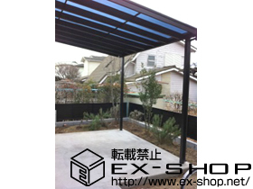 のテラス屋根 ヴェクターテラス F型 単体 テラスタイプ 積雪〜20cm対応 施工例