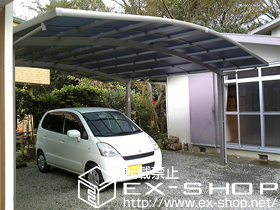 のカーポート カーブポートシグマIII ワイド 積雪〜20cm対応 施工例