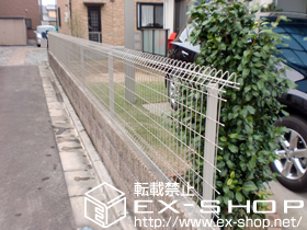 のフェンス・柵 メッシュフェンス G10-R 施工例