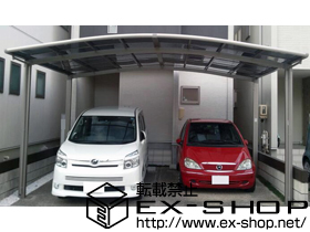 のカーポート カーブポートシグマIII ワイド 積雪〜20cm対応 施工例