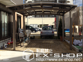 のカーポート カーブポートシグマIII ワイドタイプ 積雪〜20cm対応 施工例