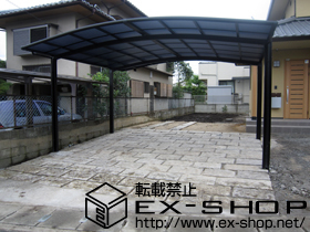 のカーポート カーブポートシグマIII ワイド　積雪〜20cm対応 施工例