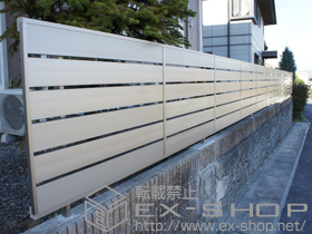 のフェンス・柵 ライフモダンII YS型フェンス 単色 施工例