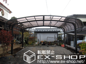 のカーポート テールポートシグマIII ワイド 積雪〜20cm対応 施工例