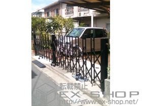 のカーゲート トリップゲートPA型 ノンレール 両開き 施工例