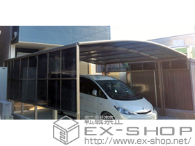 のカーポート カーブポートシグマIII ワイド 積雪〜30?対応 施工例