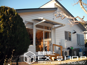 のバルコニー・ベランダ屋根 パワーアルファ L型 ルーフタイプ 単体 積雪〜30cm対応 施工例