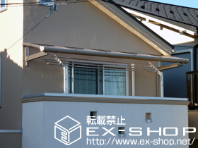 のバルコニー・ベランダ屋根 ライザーテラスII F型 ルーフタイプ 単体 積雪〜20cm対応 施工例