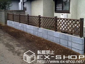 �_�ސ쌧����s��LIXIL ���N�V��(TOEX)�̃t�F���X�E��E�� �X�e�C�E�b�h�t�F���XM1�^ �Ԏd�؂�^�C�v �{�H��