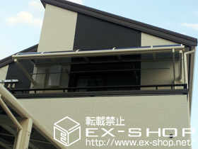 のバルコニー・ベランダ屋根 ライザーテラスII R型 ルーフタイプ 単体 積雪〜20cm対応 施工例