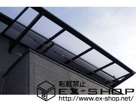 のバルコニー・ベランダ屋根 ライザーテラスII F型 ルーフタイプ 単体 積雪〜20cm対応 施工例