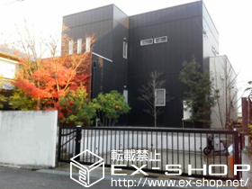 のカーゲート スウィングアップゲートワイド 縦格子型 電動式 施工例