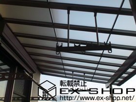 のバルコニー・ベランダ屋根 パワーアルファ F型 屋根タイプ 単体 積雪〜30cm対応 施工例