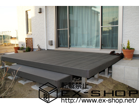 のウッドデッキ リウッドデッキ 200 単体　独立断床セット 施工例