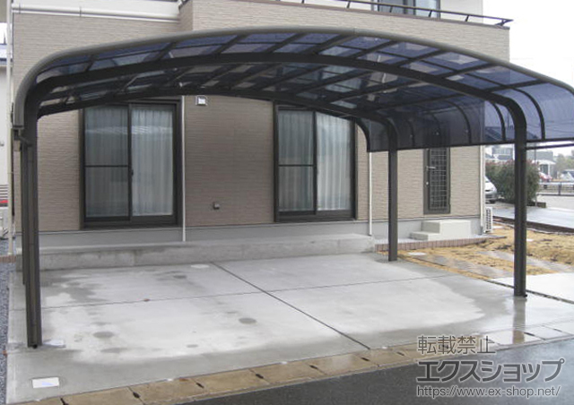 のカーポート テールポートシグマIII ワイド 積雪〜30?対応 施工例