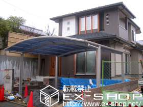 のカーポート プレシオスポート ワイドタイプ　積雪〜20cm対応 施工例