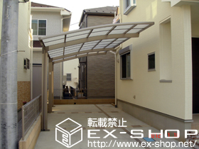 のカーポート カーブポートシグマIII 延長　積雪〜30.cm対応 施工例