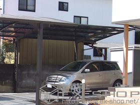 のカーポート カーブポートシグマIII ワイド 積雪〜30?対応 施工例
