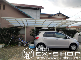 のカーポート カーブポートシグマIII 積雪〜20cm対応 施工例