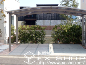 のカーポート カーブポートシグマIII ワイド　積雪〜20cm対応 施工例