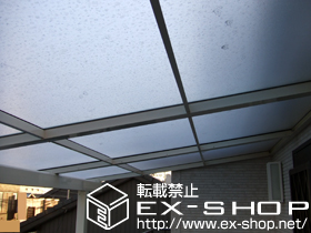 のバルコニー・ベランダ屋根 ライザーテラスII F型 屋根タイプ 単体 積雪〜20cm対応 施工例