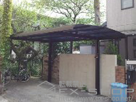 のカーポート キューブポート レギュラー 積雪〜20cm対応 施工例