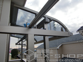 のバルコニー・ベランダ屋根 ライザーテラスII R型 屋根タイプ 単体 施工例