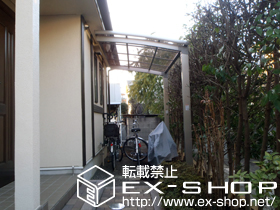 のサイクルポート・駐輪場 カーブポートシグマIII ミニ 積雪〜20cm対応 施工例