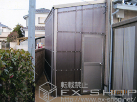 のテラス囲い・サンルーム フリーヤード 【両側面】ドアタイプ 積雪〜20cm対応 施工例