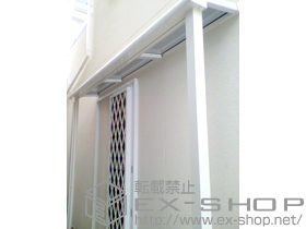 のテラス屋根 ライザーテラスII F型 単体 テラスタイプ 積雪〜20cm対応 施工例