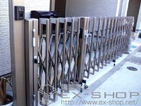 のカーゲート アルシャインII M型 Aタイプ ノンレール 両開き親子仕様 施工例