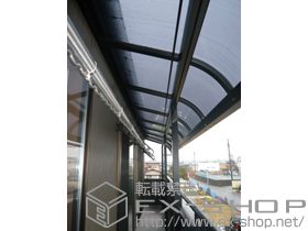 のバルコニー・ベランダ屋根 ライザーテラスII R型 連棟 屋根タイプ 積雪〜20cm対応 施工例