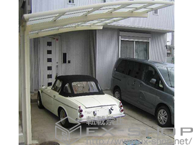 のカーポート カーブポートシグマIII 積雪〜30cm対応 施工例