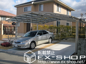 のカーポート レイナポート M合掌 積雪〜20cm対応 施工例