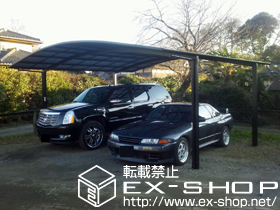 のカーポート カーブポートシグマIII ワイド 積雪〜20cm対応 施工例