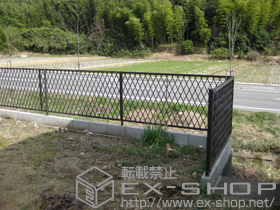 のフェンス・柵 プリレオR8型フェンス 施工例