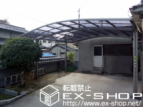 のカーポート カーブポートシグマIII ワイド　積雪〜20cm対応 施工例