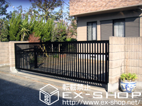 のカーゲート ワイドオーバードアS4型 手動式 施工例