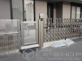 の機能門柱・ポスト ファンクションユニット ウィルモダンスリム 11-04 施工例