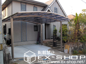 のカーポート カーブポートシグマIII ワイドタイプ 積雪〜20cm対応 施工例