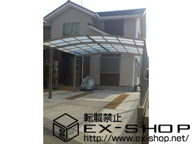 のカーポート カーブポートシグマ? ワイド 積雪〜20cm対応 施工例